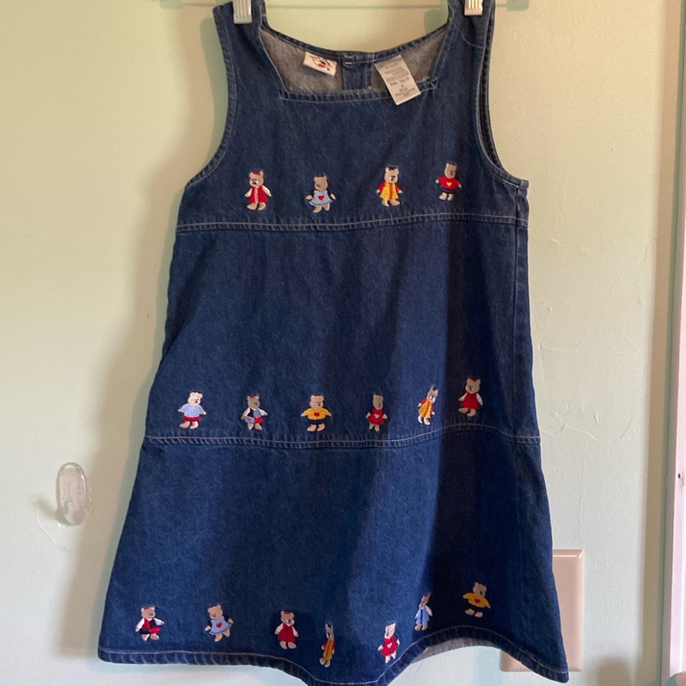 Duck Head Denim Dress w/ Bears